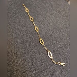 14k Solid Gold Chain Bracelet 3 grams